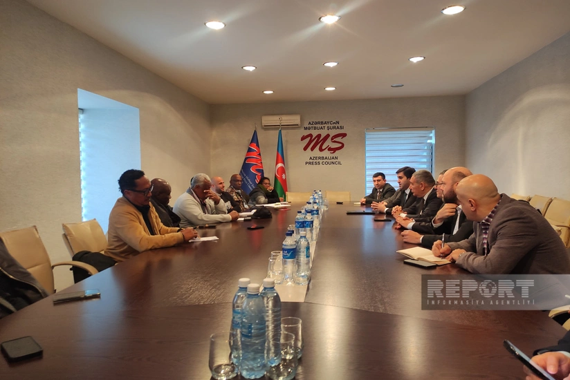 Fransa müstəmləkələrindən olan media nümayəndələri Mətbuat Şurasında olub