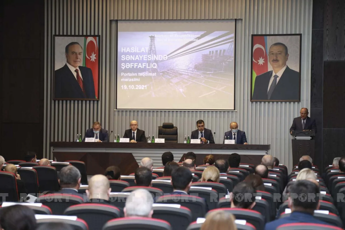 “Hasilat Sənayesində Şəffaflıq” portalının təqdimat mərasimi keçirilib