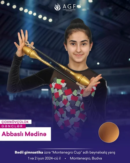 Azərbaycan gimnastları Monteneqroda yeddi qızıl medal qazanıblar