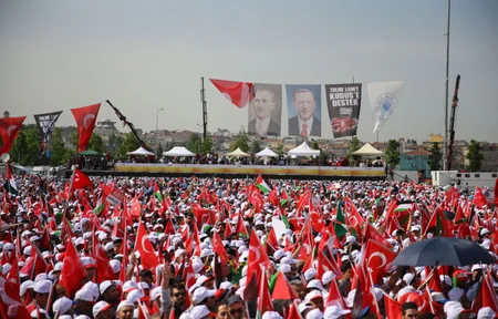 İstanbulda “Zülmə lənət, Qüdsə dəstək!” mitinqi keçirilib - YENİLƏNİB
