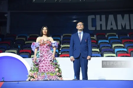 Milli Gimnastika Arenasında Avropa Kubokunun açılış mərasimi keçirilib