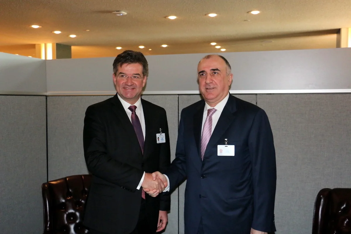 Elmar Mammadyarov discusses deepening partnership relations between Azerbaijan and EU with his counterparts