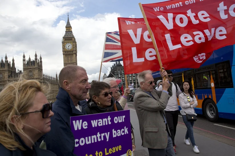 В Великобритании началась демонстрация сторонников Brexit