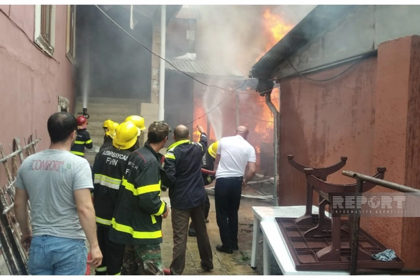 İsmayıllıda yanğına zirzəmidəki qaz balonunun partlaması səbəb olub - YENİLƏNİB-2