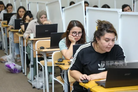 Müəllimlərin işə qəbulu üzrə müsabiqənin test imtahanı mərhələsi başlayıb - YENİLƏNİB