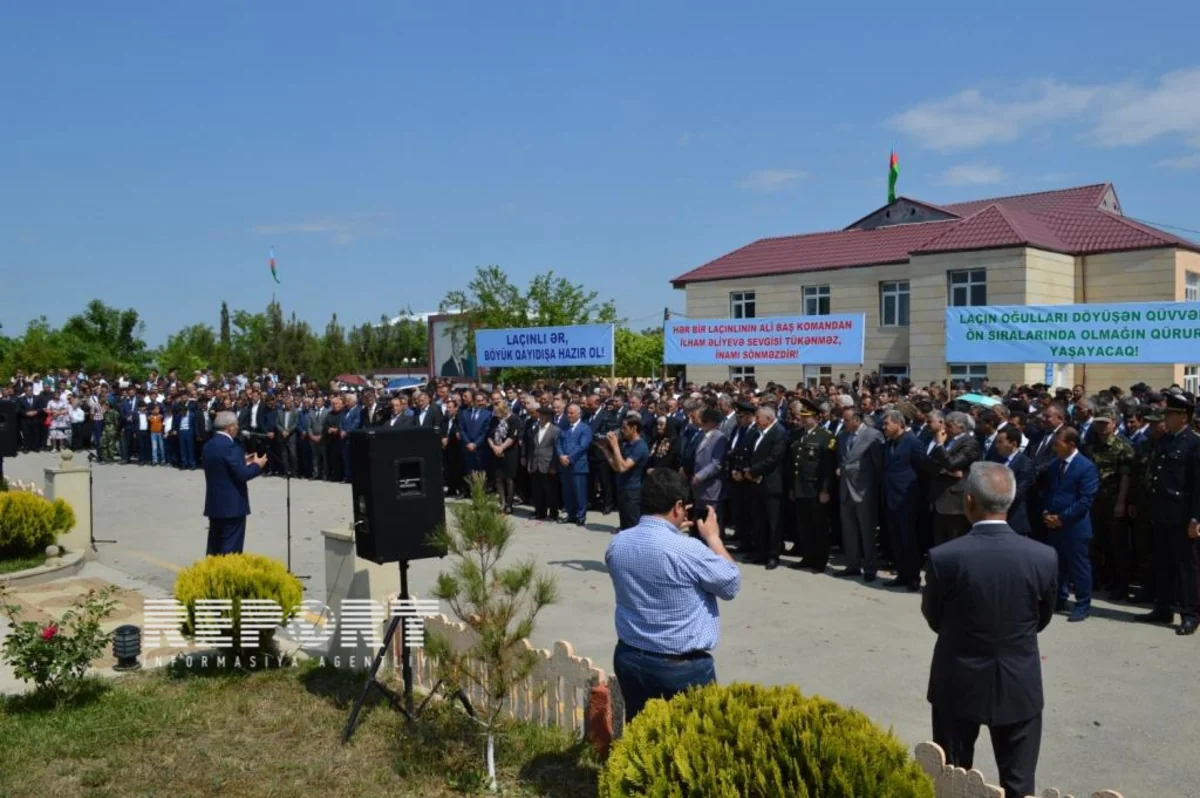 Ağcabədi rayonunda Laçından olan məcburi köçkünlər üçün yeni qəsəbə salınacaq