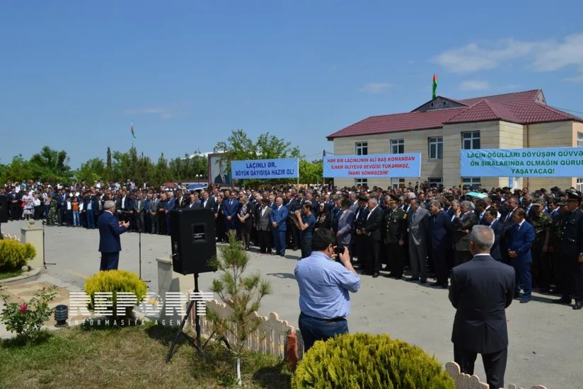 Ağcabədi rayonunda Laçından olan məcburi köçkünlər üçün yeni qəsəbə salınacaq