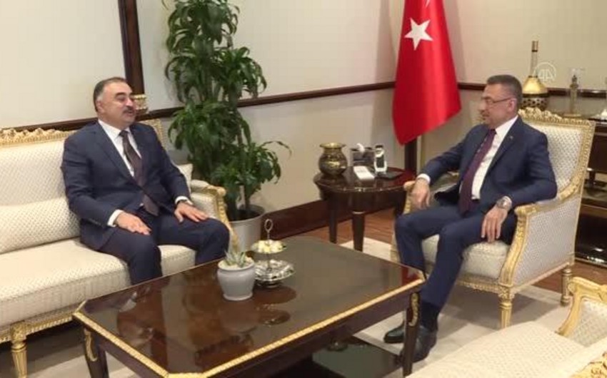 Azərbaycan səfiri Türkiyənin vitse-prezidenti ilə görüşüb
