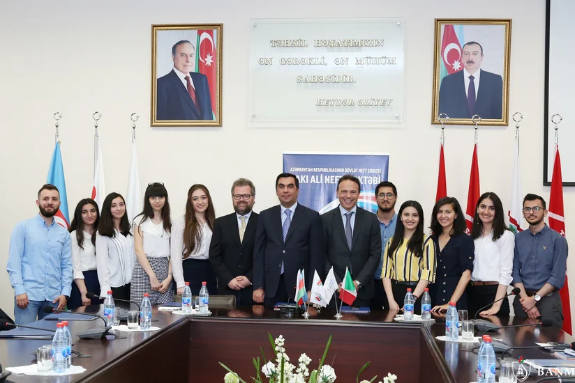 Additional four students from Baku Higher Oil School start working in a prestigious Italian company