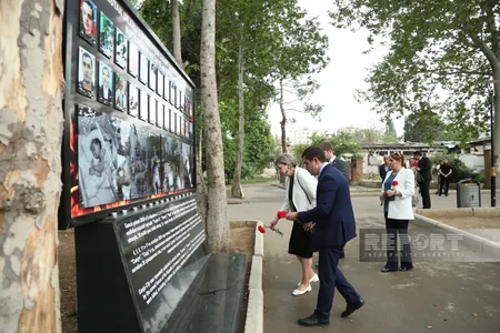 Latviyanın müvəqqəti işlər vəkili Gəncədə səfərdədir