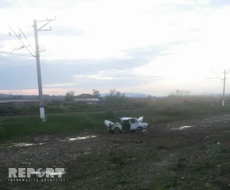 Yevlaxda yol qəzası baş verib, 4 nəfər yaralanıb - FOTO - YENİLƏNİB