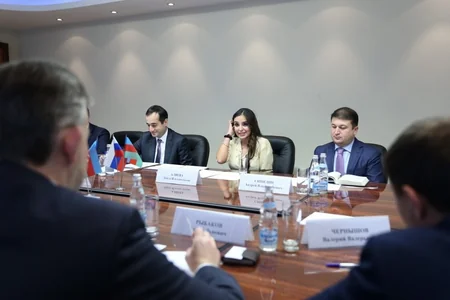 Heydər Əliyev Fondunun vitse-prezidenti Leyla Əliyeva Moskvada ikitərəfli görüşlər keçirib - FOTO