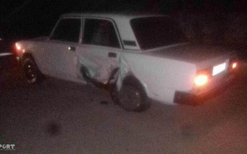 Ağdamda zəncirvari yol qəzası baş verib - FOTO