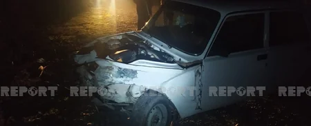 В Габале столкнулись два автомобиля, есть пострадавшие