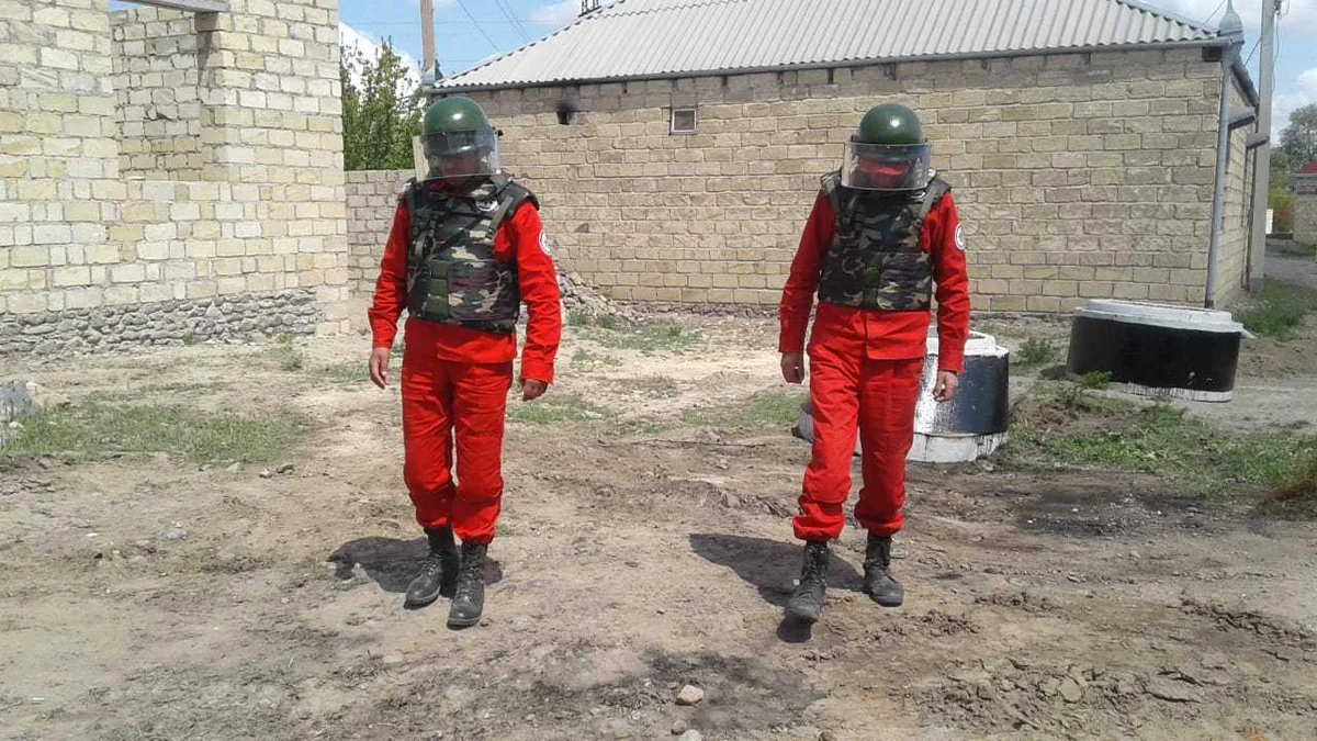 Gəncədə piyada əleyhinə mina tapılıb