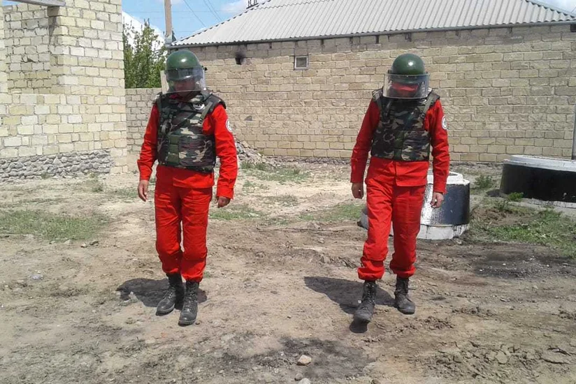 Gəncədə piyada əleyhinə mina tapılıb