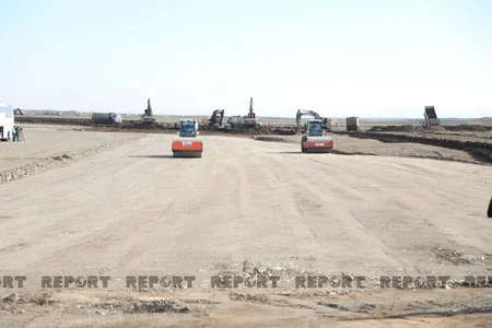 Xarabalıqda inşa edilən nəhəng hava limanı - VİDEOREPORTAJ