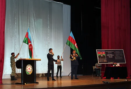 Qəbələdə şəhid Bəhruz Abuşovun xatirəsi yad edilib