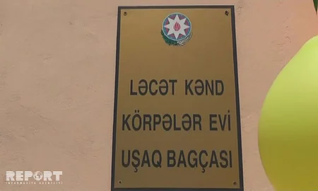 ABŞ səfirinin xanımı Xaçmazda uşaq bağçasının açılışında iştirak edib - FOTO