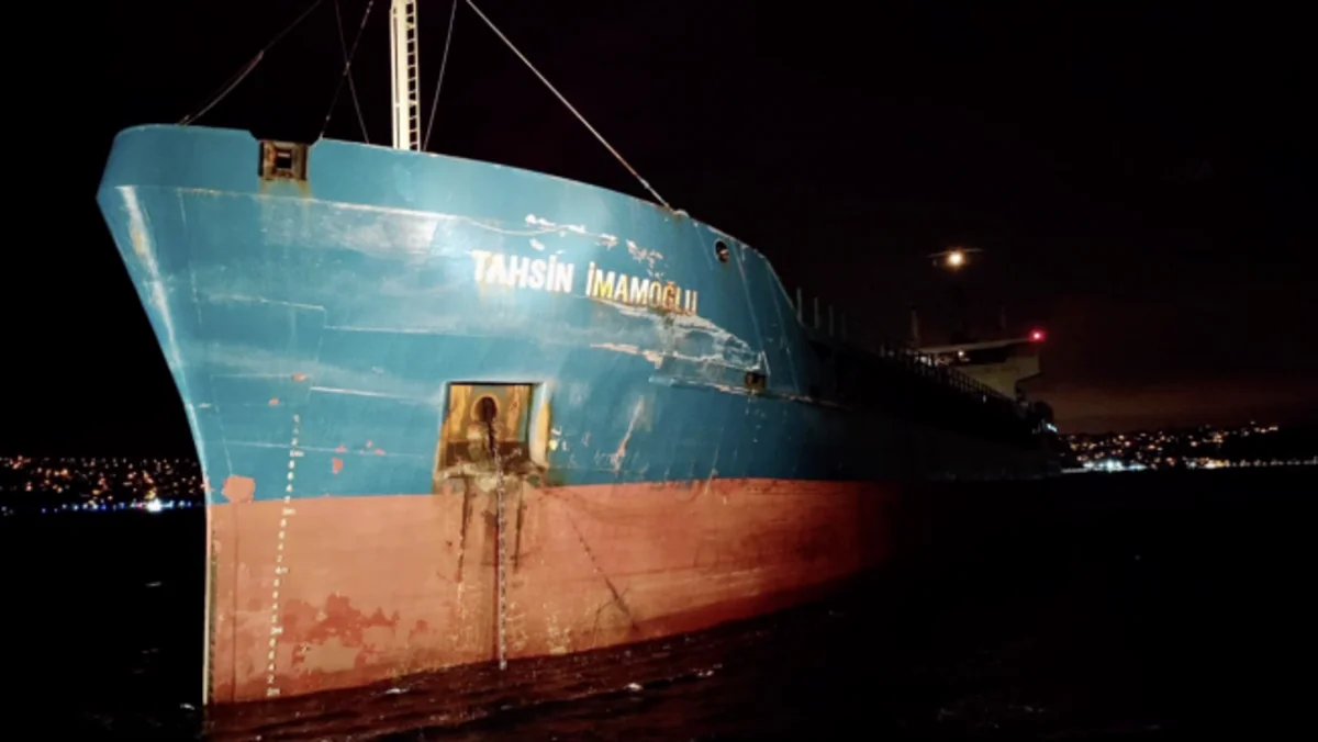 Turkish and Russian cargo ships collide