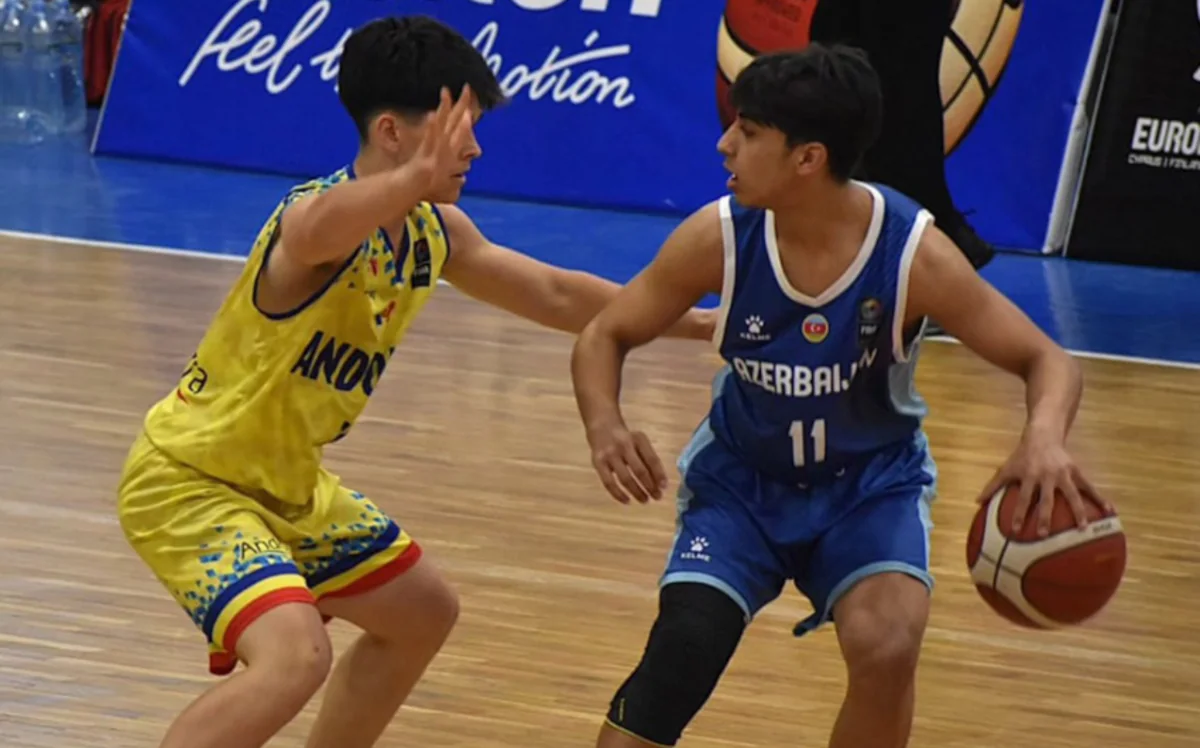 Avropa çempionatı: Azərbaycanın basketbol üzrə U-16 millisi ikinci oyunda məğlub olub