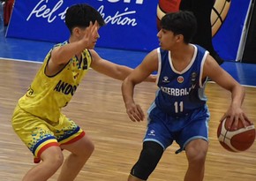 Avropa çempionatı: Azərbaycanın basketbol üzrə U-16 millisi ikinci oyunda məğlub olub