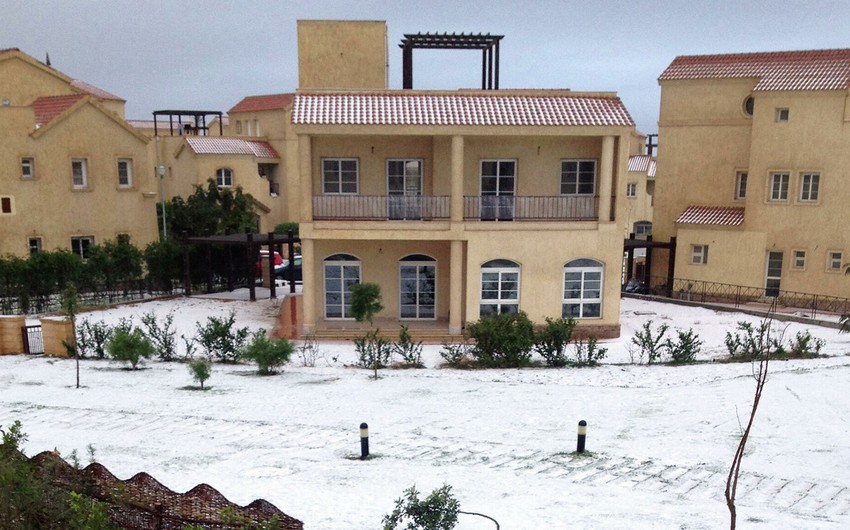 It snows in Egypt and Libya