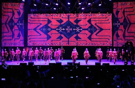Heydər Əliyev Mərkəzinin parkında Bakının azad edilməsinin 100 illiyi münasibəti ilə konsert olub