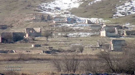 Освобожденное от оккупации село Гурдлар Агдамского района