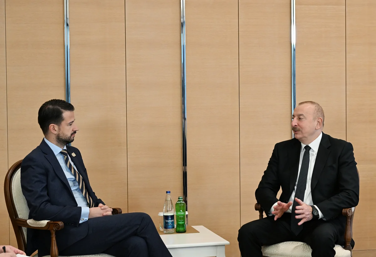 İlham Əliyev Monteneqronun Prezidenti ilə görüşüb - YENİLƏNİB