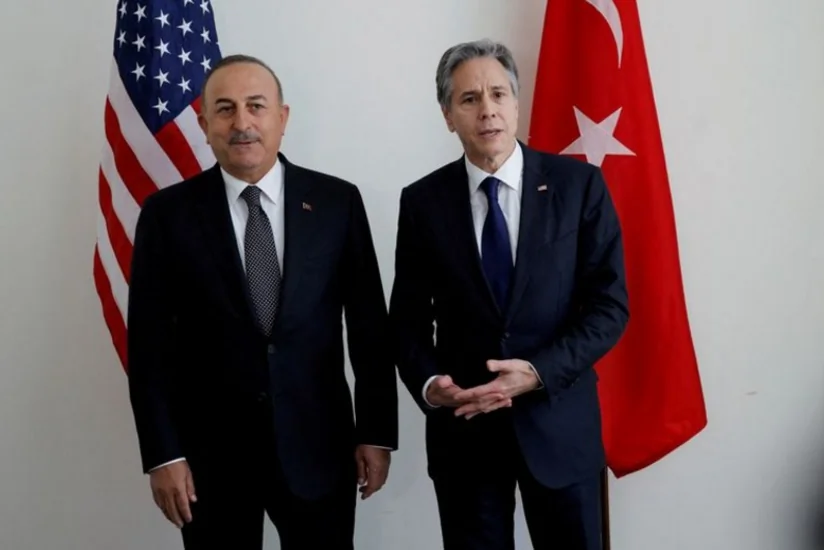 Blinken Çavuşoğlu ilə zəlzələnin fəsadlarının aradan qaldırılmasını müzakirə edib