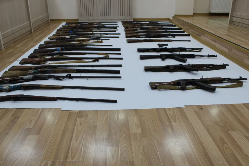 В Шеки за последние 25 дней изъята 31 единица огнестрельного оружия