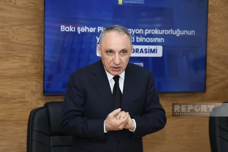 Pirallahı rayon prokurorluğunun yeni inzibati binasının açılışı olub