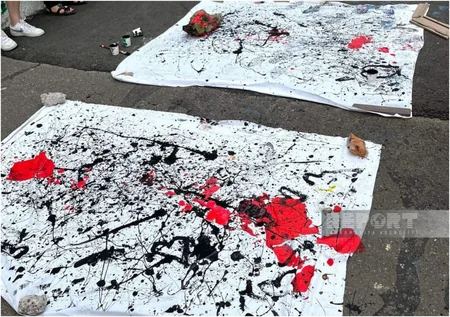 Azerbaijani artist presents art project in Ukraine – VIDEO