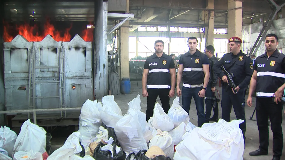 Azərbaycanda 3 ton 131 kiloqram narkotik məhv edilib