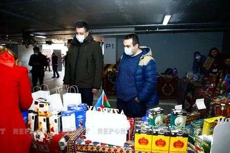 Azərbaycan Tbilisidə xeyriyyə yarmarkasında iştirak edir