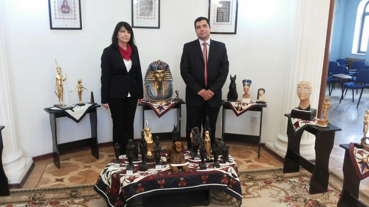 AMEA Mərkəzi Elmi Kitabxanasının direktoru Misir Mədəniyyət Mərkəzində olub