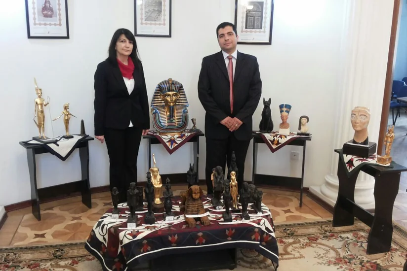 AMEA Mərkəzi Elmi Kitabxanasının direktoru Misir Mədəniyyət Mərkəzində olub