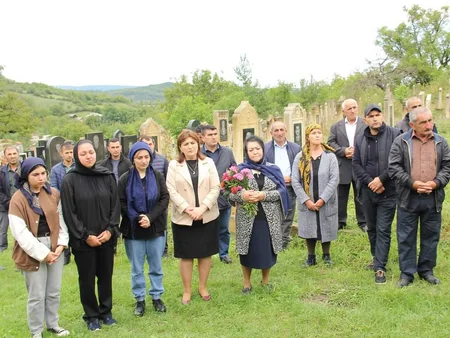 Azərbaycanın şimal bölgəsində şəhidlərin xatirəsi ehtiramla yad edilib