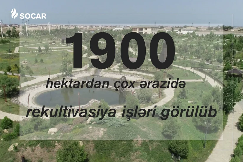 SOCAR провел рекультивационные работы на более чем 1 900 гектарах земли за 10 лет