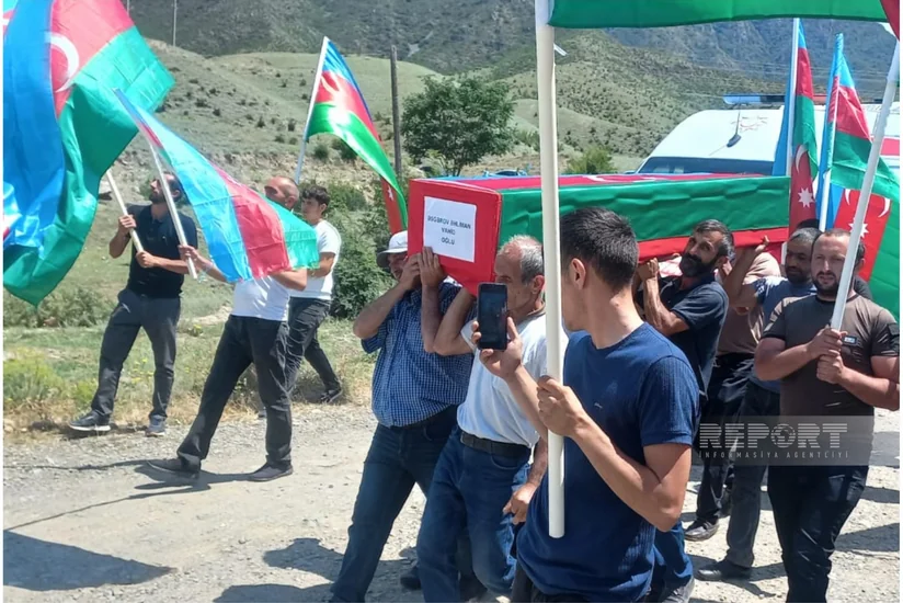В Шемкире простились с шехидом I Карабахской войны Ахлиманом Аскеровым