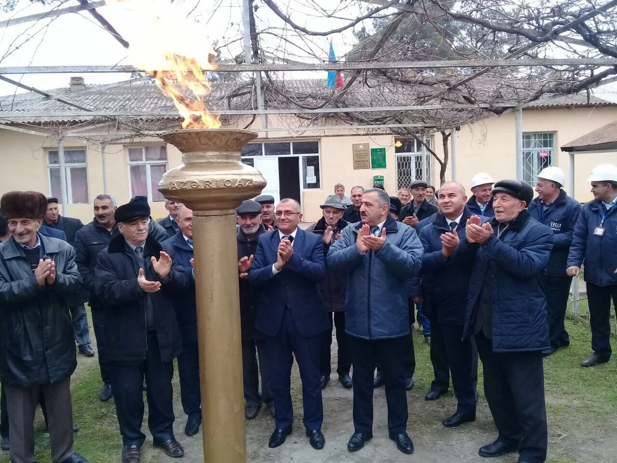 Beyləqanın bir yaşayış məntəqəsinə ilk dəfə qaz verilib