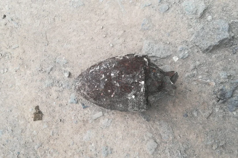 Tovuzun Ağdam kəndində top mərmisinin hissəsi tapıldı