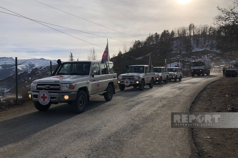 BQXK-nin avtomobilləri Laçından Xankəndi istiqamətinə maneəsiz keçib - YENİLƏNİB