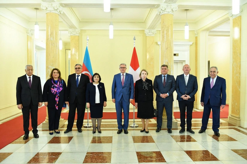 Sahiba Gafarova meets Chairman of Council of States of Swiss Federal Assembly