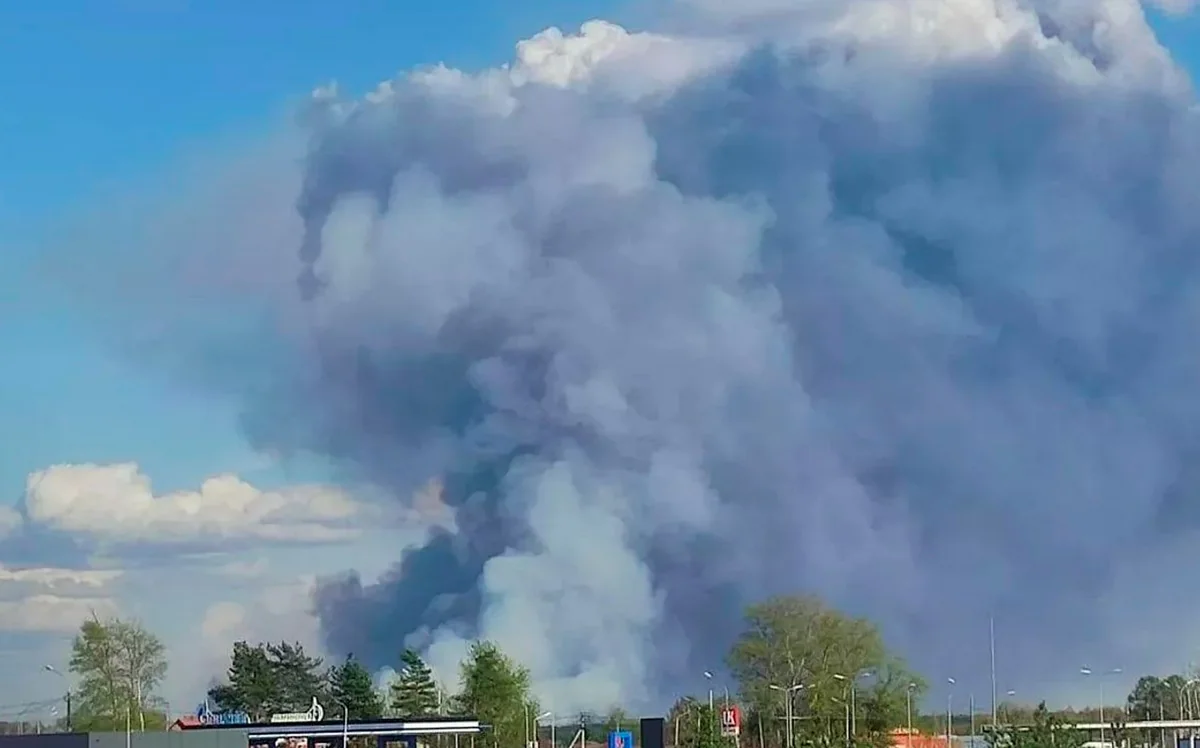 One of Russia’s biggest weapons factories on fire after explosion