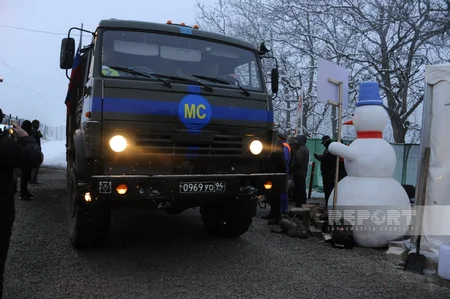 Bu gün Xankəndi-Laçın yolunda sülhməramlıların daha 29 avtomobili maneəsiz keçib  - YENİLƏNİB-8