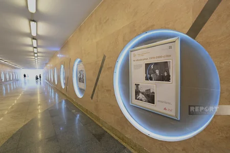Bakı metrosunun 55 illiyinə həsr olunmuş sərgi açılıb