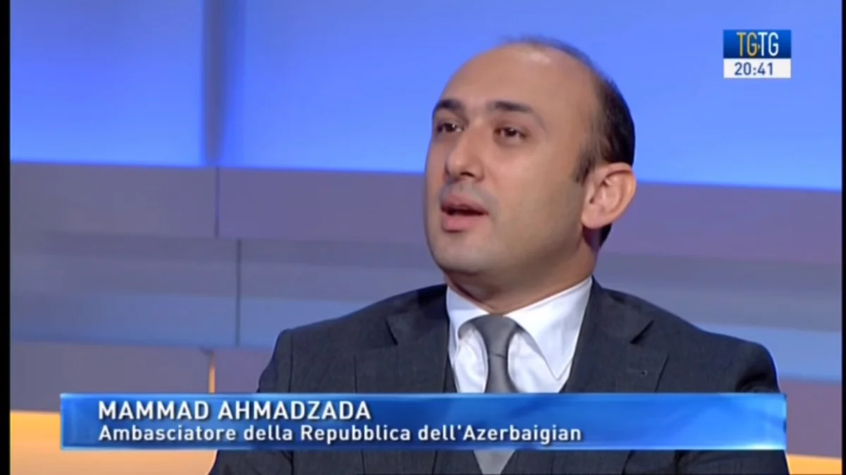 ​Azərbaycan səfiri İtaliyanın TV2000 kanalının canlı efirində qonaq olub