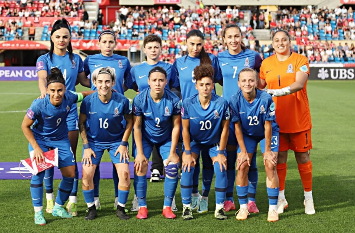 Qadın futbolçulardan ibarət Azərbaycan millisi məğlub olub